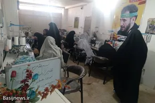 تقدیر از خیاطان جهادگر بسیجی کارگاه شهید &laquo;مصطفوی&raquo; بهار
