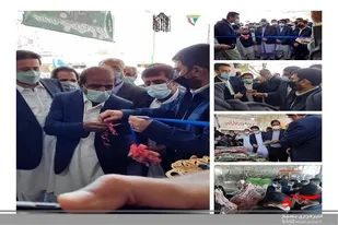بازارچه روستا بازاروتنطیم بازار کالاهای اساسی شهرستان خاش افتتاح شد