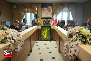 برگزاری جلسه هم اندیشی فرمانده سپاه انصارالحسین(ع) با اصحاب رسانه همدان