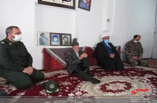 دیدار با خانواده شهدا و جانبازان در رازو جرگلان
