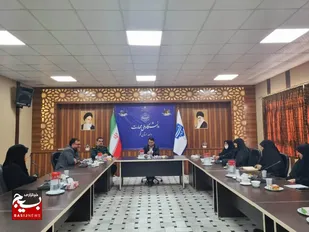 جلسه هم افزایی بسیج جامعه زنان با ریاست دانشگاه ملی مهارت استان قم