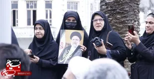 حضور متفاوت بانوان رسانه ای گیلان در اقامه عزای شهید جمهور در رشت