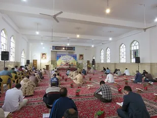 محفل نورانی انس با قرآن با حضور پایوران و سربازان گردان 108 امام حسین(علیه السلام)