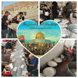 موکب ثارالله دشت بزرگ شهرستان گتوند به زائران اربعین خدمات می&zwnj;دهد