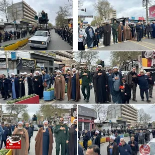 مراسم دسته&zwnj;روی عزای مولای متقیان امام علی (ع) در قائم شهر