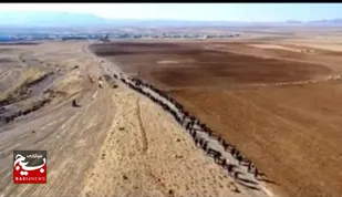مستندی از رزمایش بزرگ الی بیت&zwnj;المقدس بسیجیان شهرستان آوج