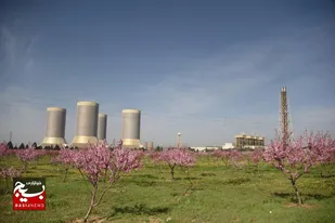 نیروگاه شهید رجایی قزوین با حداکثر توان در حال تولید انرژی الکتریکی است