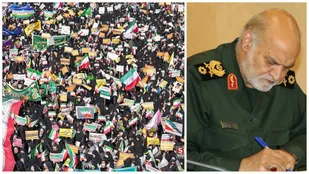 قدردانی فرمانده سپاه خراسان رضوی از حضور پر شور مردم در راهپیمایی روز ۱۳ آبان