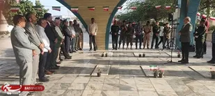 برگزاری آیین &laquo;مهمانی لاله&zwnj;ها&raquo; در گلزار شهدای شهرستان قشم