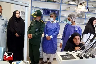 ویزیت رایگان ۱۷۰ نفر به مناسبت هفته بسیج در ایرانشهر