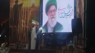 ابلاغ سلام رزمندگان سپاه پاسداران انقلاب اسلامی به مردم در میدان