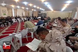 برگزاری محفل انس با قرآن کریم در سپاه نهاوند