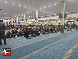 برگزاری مراسم گرامیداشت شهادت رهبر مقاومت در ساوجبلاغ+تصاویر
