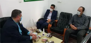 دیدار رئیس اداره ارشاد شاهرود باخبرنگاران دفتر خبری صدا وسیما در این شهر