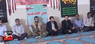 &laquo;کارزار خدمت&raquo; با میز خدمت و حضور &nbsp;مسئولین در رودبار جنوب محله طرح کرامت &nbsp;آغاز شد