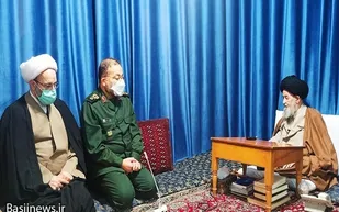 دیدار رئیس سازمان بسیج مستضعفین با آیت الله علوی گرگانی
