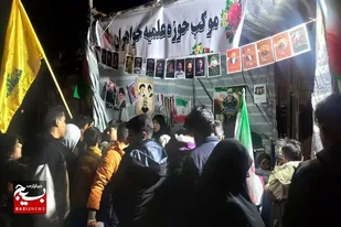 برپایی موکب توسط طلاب جهادی حوزه علمیه الراضیه (س) اسدآباد