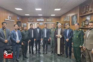 دیدار مسئولان کبودراهنگ با فرماندهان پایگاه هوایی شهید نوژه و پدافند هوایی سوباشی به مناسبت روز ارتش