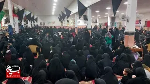 اجتماع مردمی و عزاداری هیئات مذهبی در چهلمین سوگ شهادت رئیس جمهور شهید آیت&zwnj;الله رئیسی