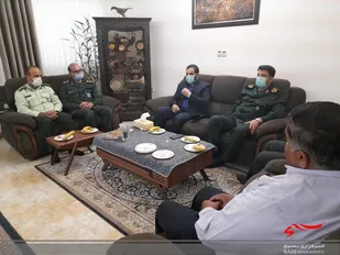 دیدار رئیس سازمان بسیج کارگری کشور با خانواده شهید شاخص کارگری در مازندران