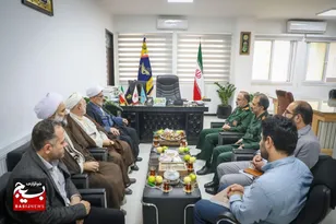 دیدار مدیرکل اوقاف استان مازندران با فرمانده سپاه کربلا
