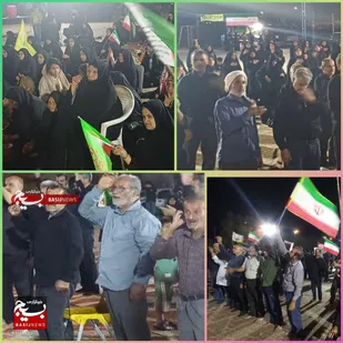برگزاری مراسم اجتماع حماسی موج ۱۳۶ درهندیجان با طنین یا لثارات الحسین (ع)