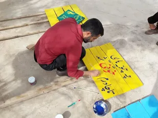 سروده فرهنگیار بسیجی حمزه عباس زاده از زرند کرمان با نام وقتی جنگ اغاز شد