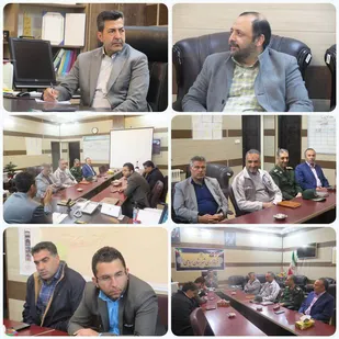 جلسه بررسی مشکلات استخر سرپوشیده میامی