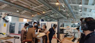 برپایی میز خدمت جهادی  در شهرک صنعتی میرجاوه سیستان و بلوچستان