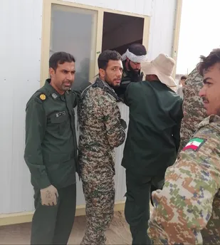 جهاد جهادگران سبز پوش سپاه حاجی آباد در مناطق زلزله زده غرب هرمزگان