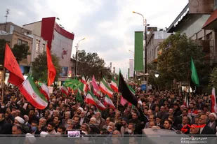 اجتماع مردم زنجان در محکومیت حادثه تروریستی حرم شاهچراغ (ع)