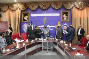 تکریم و معارفه مسئول بسیج رسانه آذربایجان شرقی