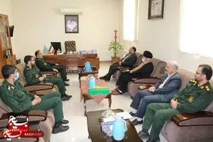 دیدار سردار موحد با رئیس سازمان قضایی نیروهای مسلح قم