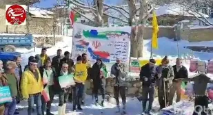 خط و نشان مردم روستای پیته نو بهشهر برای آمریکا و اسرائیل