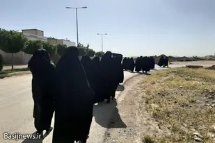 همایش پیاده&zwnj;روی بسیجیان فامنین