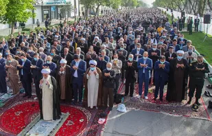 نماز عید سعید فطر در کرمانشاه اقامه شد