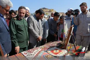 حضور مسئول بسیج سازندگی کشور در جشنواره مردمی زرشک در قهستان