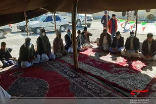 برگزاری اولین سالگرد شهید سلیمانی توسط طایفه سالارزهی درخاش