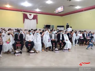 مراسم ازدواج آسان ۵۰ زوج در شهرارزوئیه برگزار شد