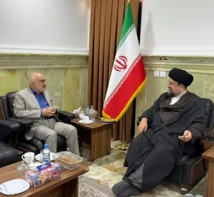 دیدار استاندار خوزستان با سید حسن خمینی