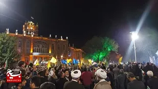 فریاد &laquo;الله اکبر&raquo; مردم تبریز در پی اقدام قهرمانه سپاه پاسداران