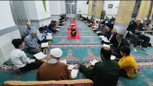 مراسم جزخوانی قرآن کریم مسجد صاحب الزمان(عج) کوهدشت