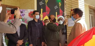 خوسف/نواخته شدن زنگ ایثار و مقاومت در هنرستان اندیشه