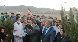 افتتاح بوستان الهیه بیرجند در هفته دولت