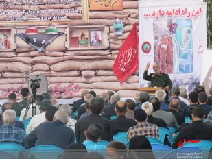همایش مشق رزم مجدد در شهرستان زرندیه