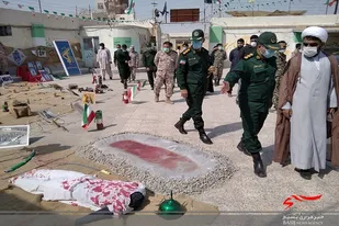 برپایی موکب حضرت زهرا در ایرانشهر