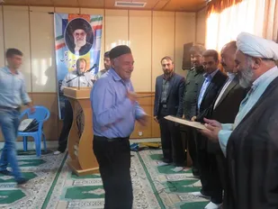 تجلیل از دست اندرکاران بازسازی واقعه غدیر بروجن