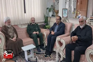 دیدار فرمانده سپاه انصار الحسین(ع) همدان با خانواده شهید &laquo;امیرحسین سیفی&raquo; در اسدآباد