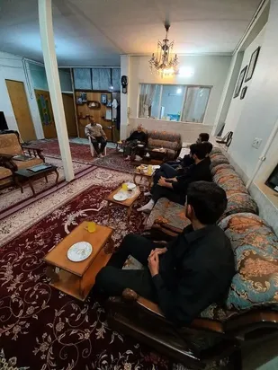 سرکشی و دیدار صمیمانه با خانواده شهید شهید رحیمی