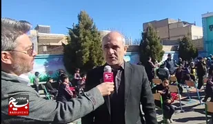با نواختن "زنگ انقلاب"، مراسم جشن دهه فجر در مدارس فریمان آغاز شد
